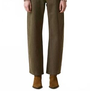 NEW LE JEAN nomad ankle jeans in olive branch